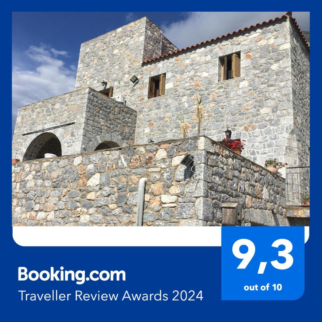 Πύργος Παραδοσιακός Με Μαγευτική Θέα - Villa Traditional Tower With Amazing Sea View Ареополі Екстер'єр фото